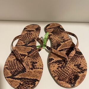 Brand New Tkees Size 7 Snake Brown/Black